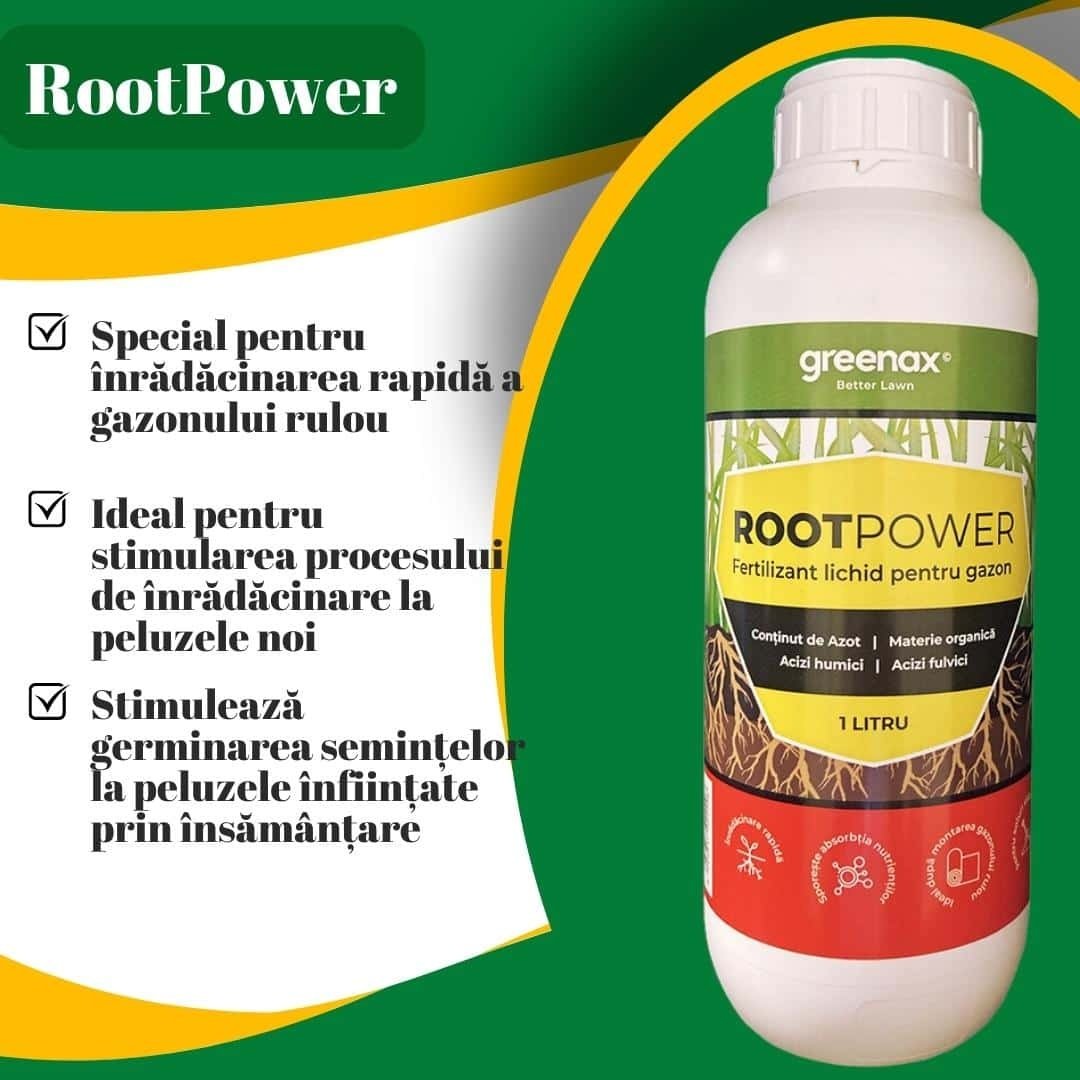 Îngrășământ Foliar Greenax ROOTPOWER 1 L – Înradăcinare Rapidă ...