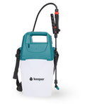 Keeper Forest 10L elektromos permetező – akkumulátoros, 4 óra üzemidő, 2 fúvóka