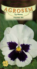 White pansies