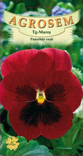 Red pansies