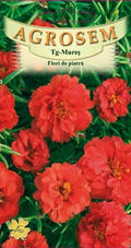 Red stone flowers